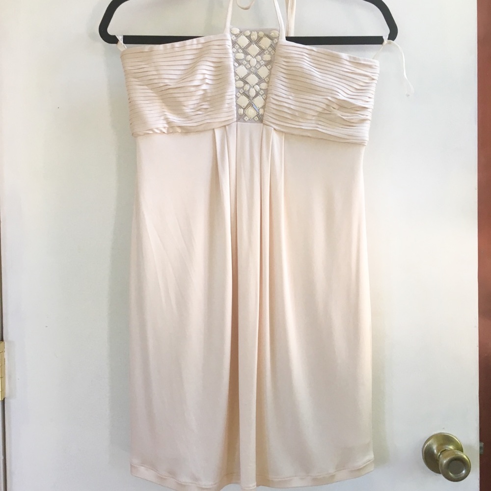 Ivory BCBG dress